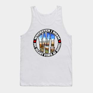 Heart Stays Home - Wisconsin Tank Top